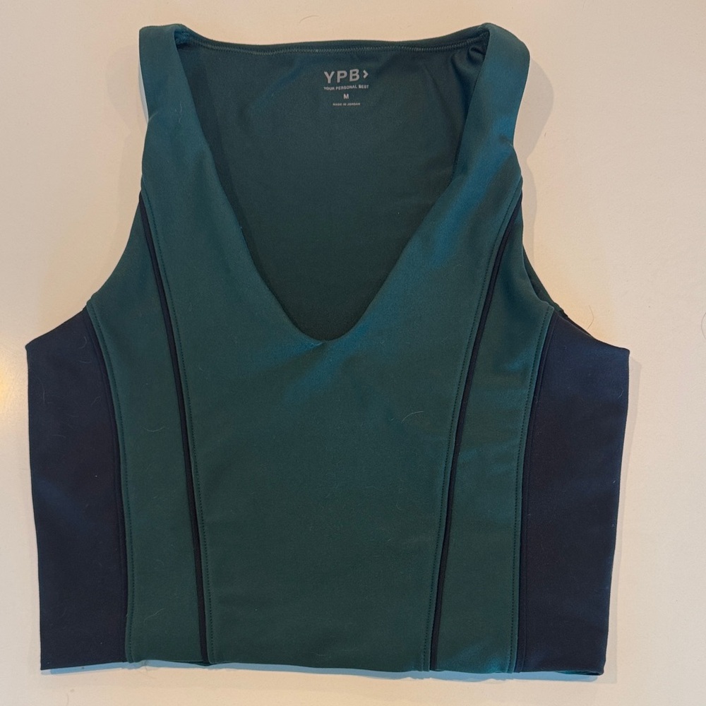 Abercrombie & Fitch Teal and Navy Tank Top